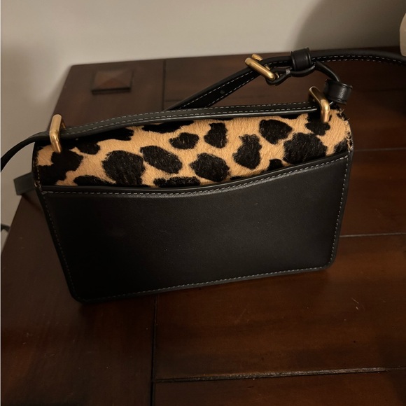 Coach Bandit Crossbody Bag In Haircalf With Leopard Print - Picture 10 of 10